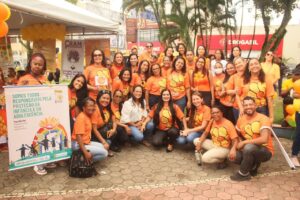 Prefeitura de Valença realiza caminhada que promove o cuidado com a criança e o adolescente